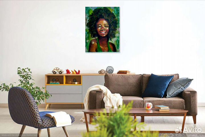 Картина маслом на оргалите,авторская работа