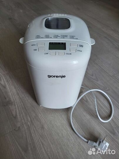 Хлебопечка gorenje bm 900wii