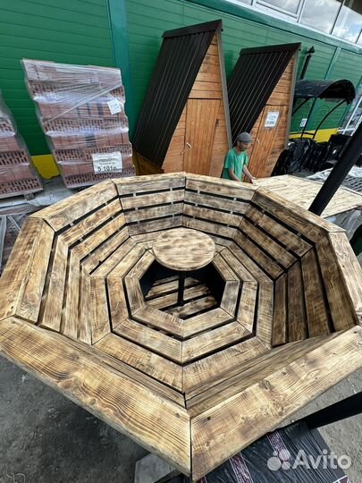 Банный чан на дровах