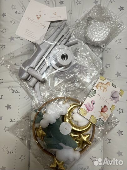 Мобиль на кроватку из фетра ручная работа