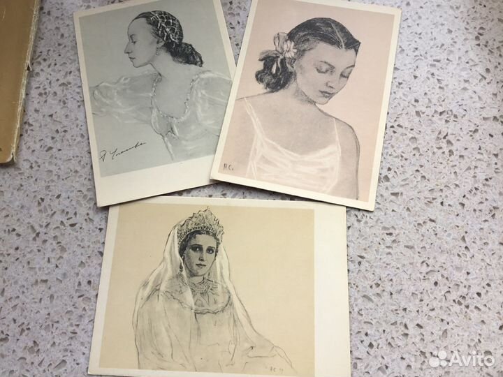 Набор открыток Артисты Большого Театра 1959 г