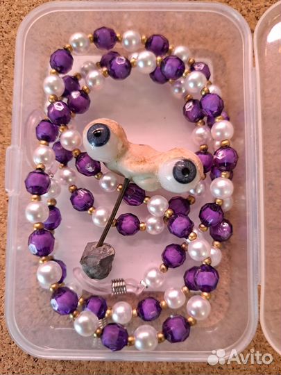 Антикварные глазки для куклы