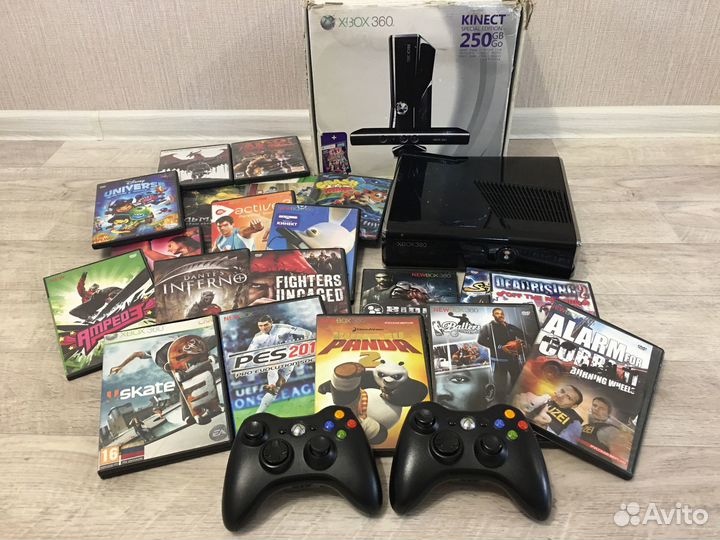 Xbox 360+2 Ориг.Джоя Freeboot+Lt