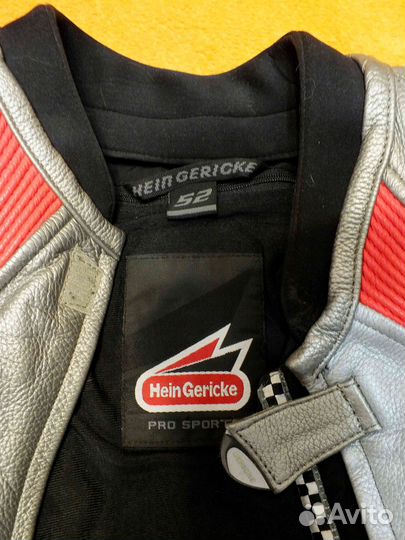 Мотокуртка кожаная мужская hein gericke