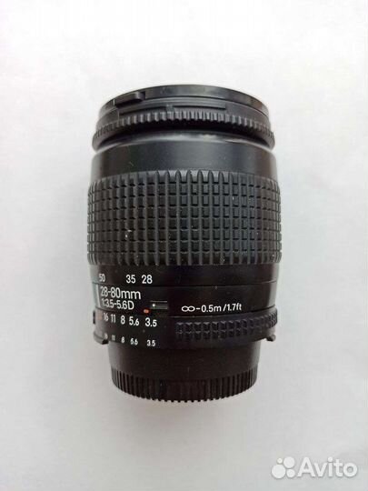 Объектив Nikon AF Nikkor 28-80mm 1:3.5-5.6D