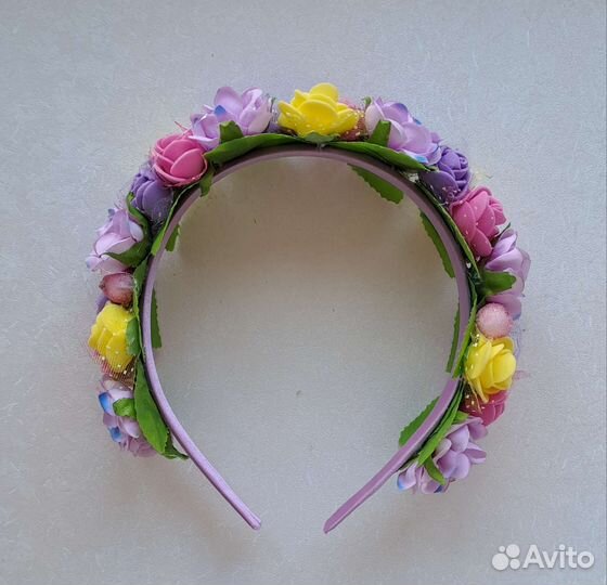 Ободок для волос ручной работы