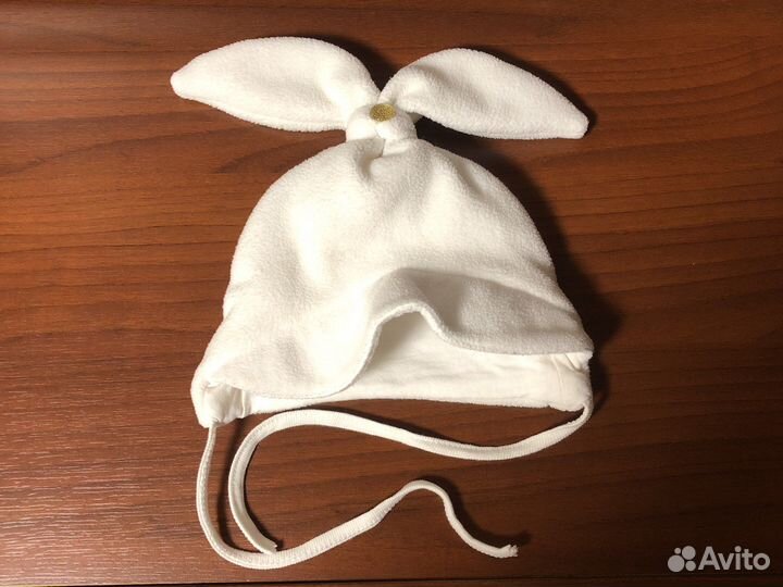 Шапки демисезонные девочки на 1-1.5 года