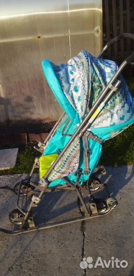 Детские санки с колесами