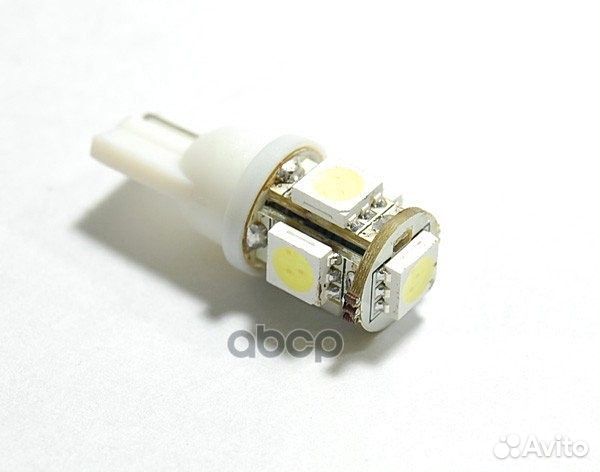Лампа светодиодная W5W / T10 24V 5SMD белая 284