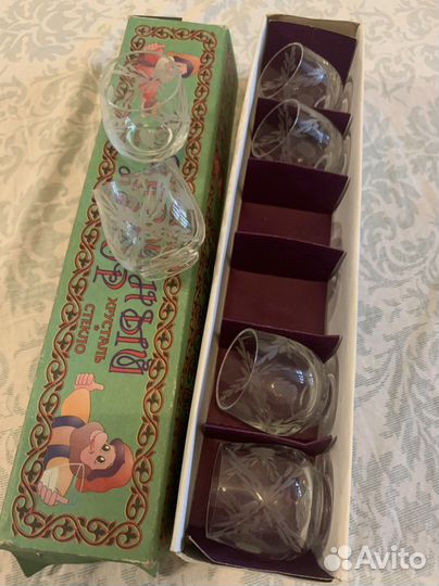 Набор стопок 6 шт, новые