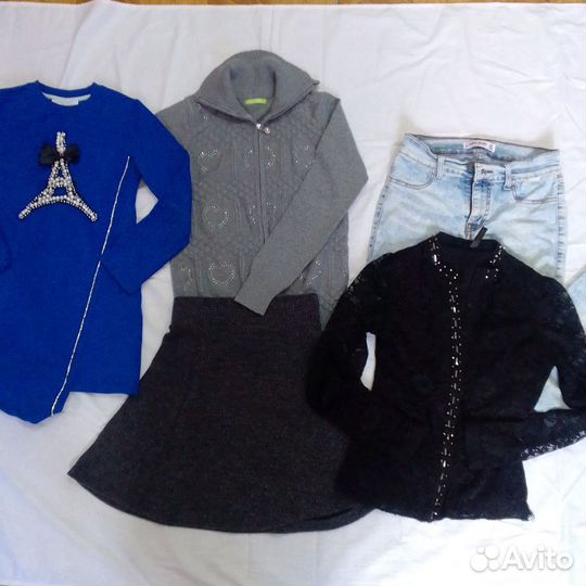 Одежда на девочку140 146 10-11 лет Вещи пакетом
