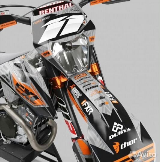 Кроссовый мотоцикл frateli EXC 450 EFI hardline