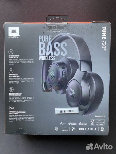 Беспроводные наушники JBL Tune 720bt