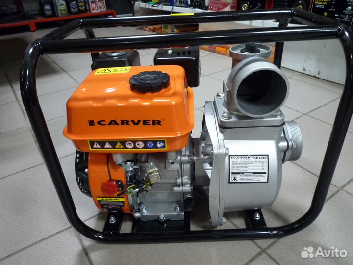 Мотопомпа для воды Carver CGP 6080