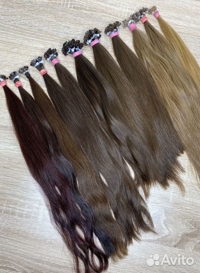 Славянские волосы на mini капсулах, 100шт