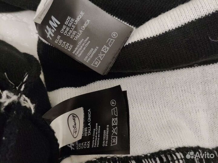 Мужская шапка + шарф H&M Mickey Maus