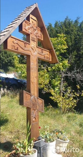 Крест дубовый
