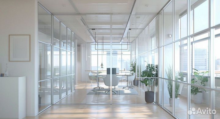 Перегородка из стекла с гарантией