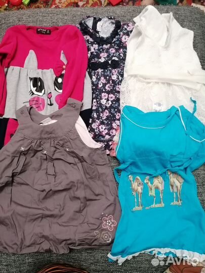 Вещи пакетом для девочки 80-92