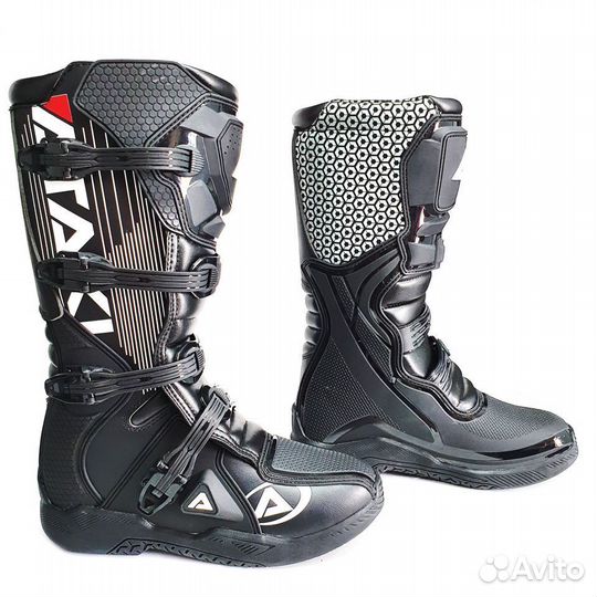 Мотоботы кроссовые ataki MX-001 черные