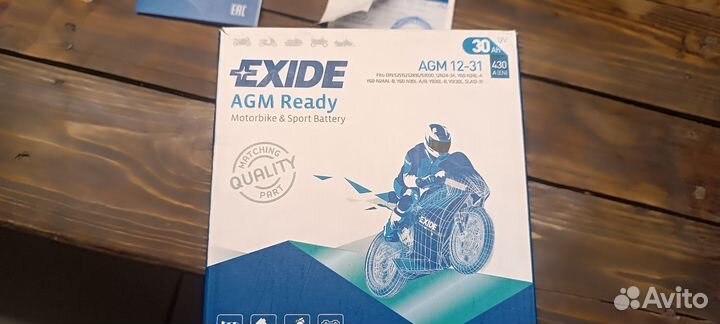 Аккумулятор exide AGM 12-31 30 Ah