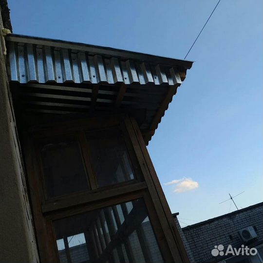 Крыша на балкон с установкой