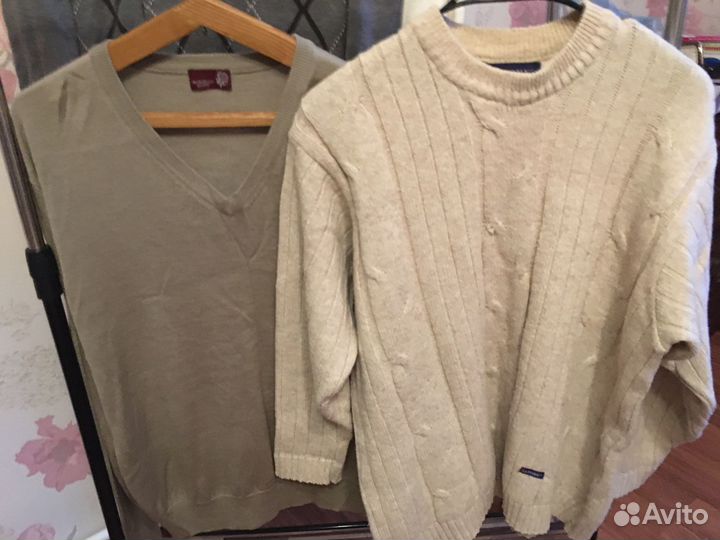 Джемпера,футболка с длин.рукавом муж. 50 -56 р