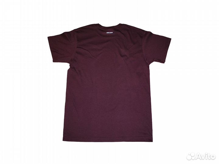 Футболка Bauer размер M (46-48) бордовая