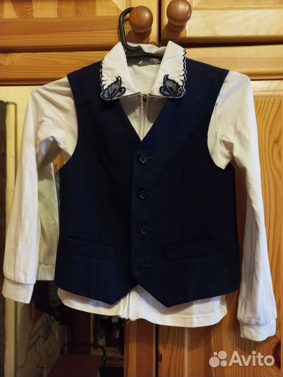 Школьная форма синяя 128-134