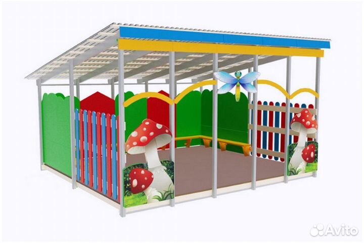 Теневой навес Полянка мини мф 7150