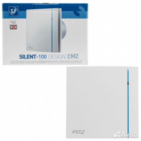 Вентилятор вытяжной Soler Palau silent-100 CMZ DES