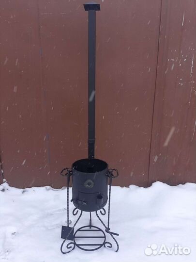 Печь дровяная под казан