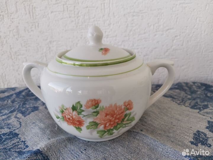 Сахарницы стекло фарфор СССР