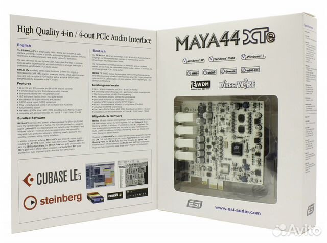 Звуковая карта esi maya44