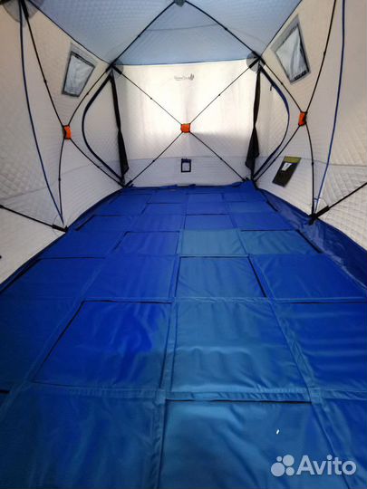 Теплый пол в палатку
