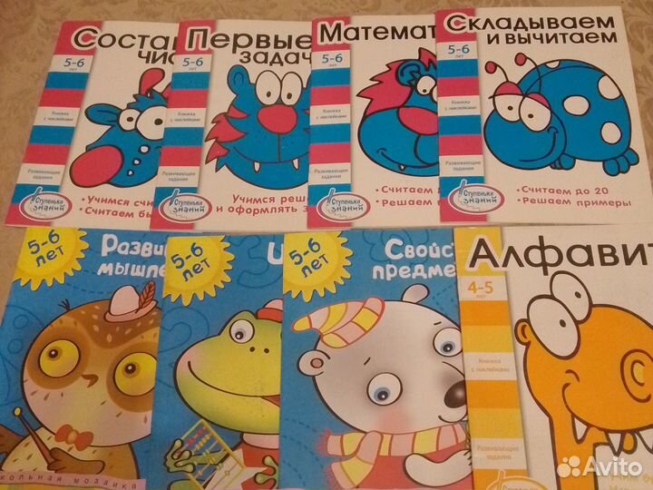 Развивающие пособия