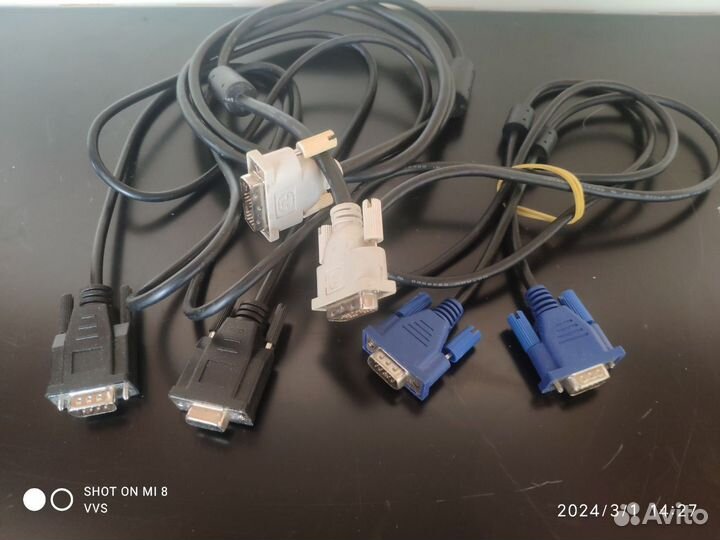 Кабель dvi, vga, дв -9, переходник