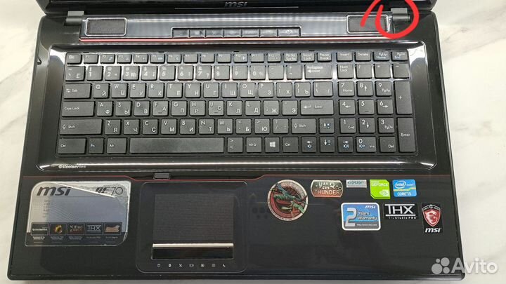 Ноутбук MSI GE70