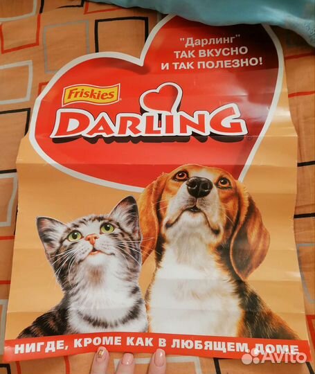 Наклейки-реклама кормов для животных