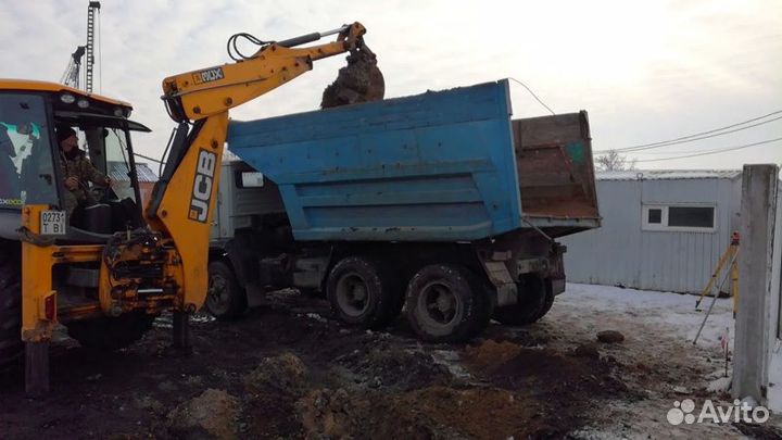 Услуги Экскаватора погрузчика JCB