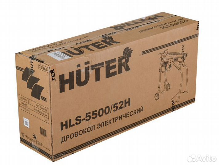 Дровокол электрический huter HLS-5500/52H