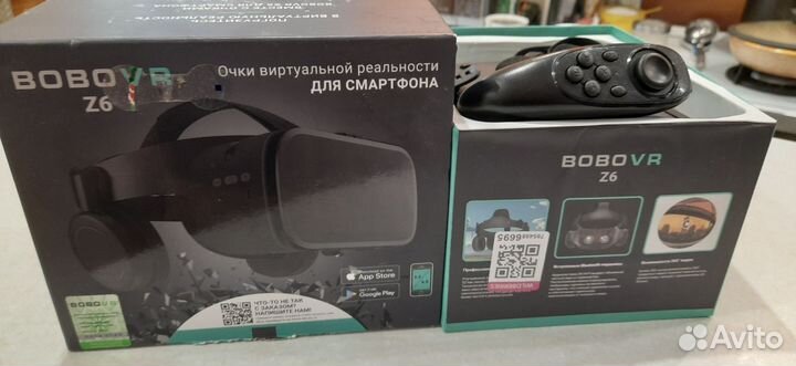 VR очки виртуальной реальности BoboVR Z6 с пультом