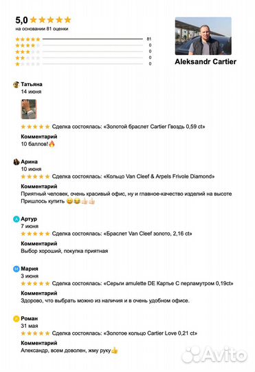 Cartier золотое кольцо с нат.бриллиантами