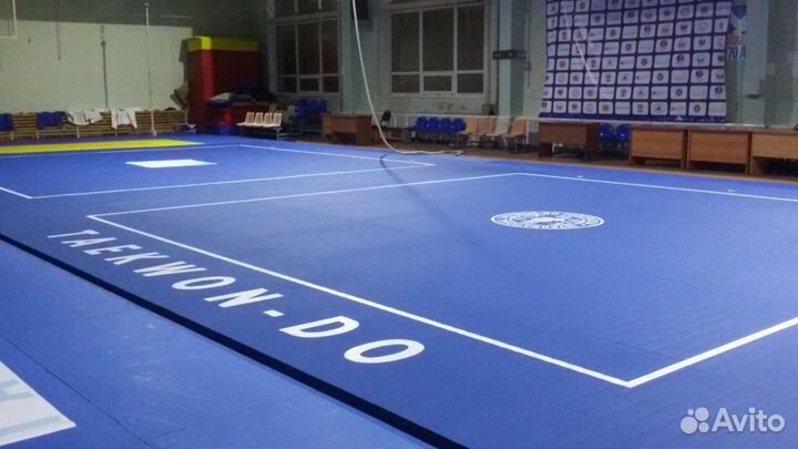 Ролл мат с поверхностью иск. кожа 40 мм для борьбы