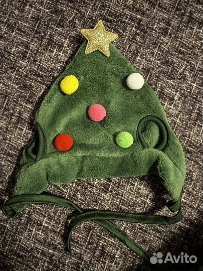 Шапочка новогодняя для собак