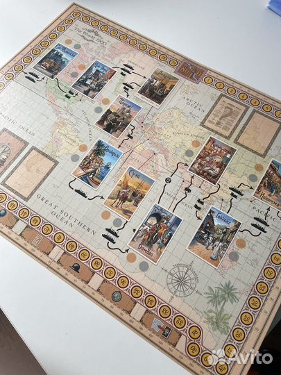 Настольная игра вокруг света за 80 дней