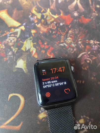 Часы apple watch 3 42mm nike