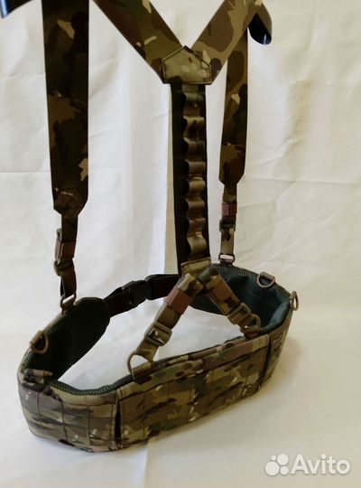 Боевой пояс тактический с защитой Бр1