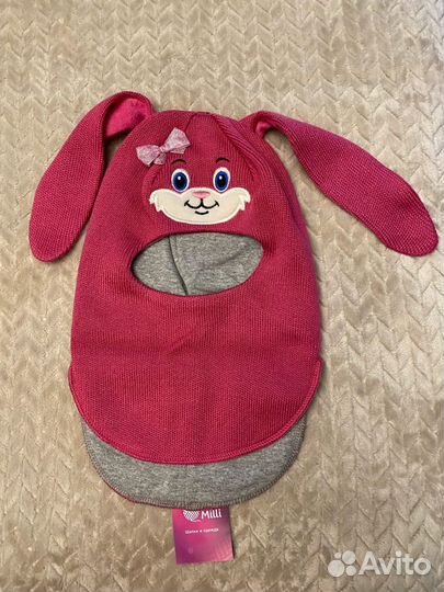 Шапка шлем осень весна 4-5 лет