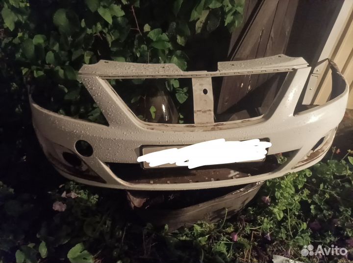 Передний бампер лада ларгус